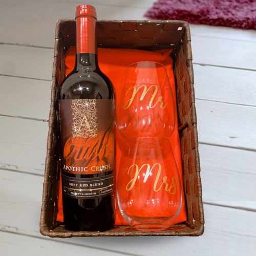 Red Wine And Glass-Wine And Glass Gift Set