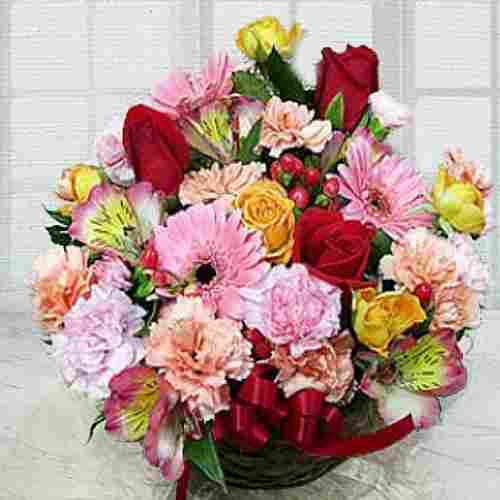 Thank You Flower Basket-Cheap Get Well Flowers