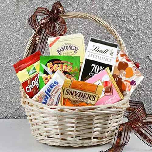Chocolate Delight-Basket Of Chocolates Delivery
