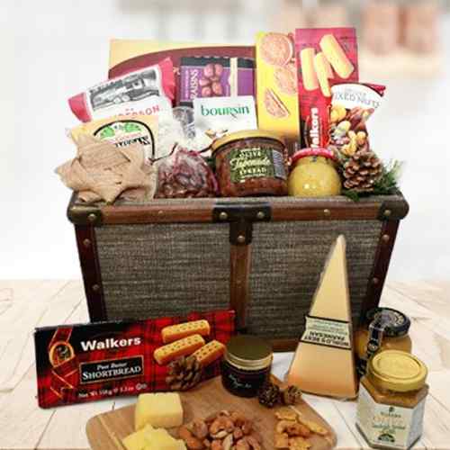 Elegance Basket-Healthy Snack Basket Delivery