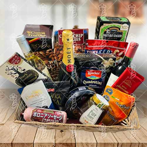 Wine Trio Hamper-Send Holiday Food Gift Sets