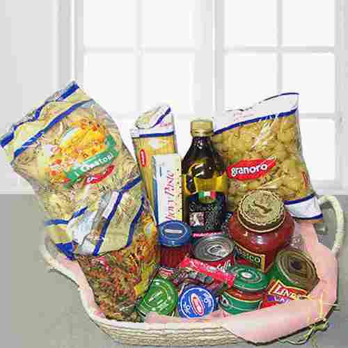 Pasta Basket-Gifts To Send For Birthday