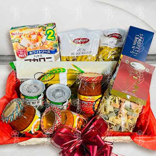 Pasta Basket-Gifts To Send For Birthday