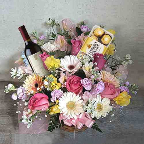 Special Day-Flowers Wine Delivery Japan