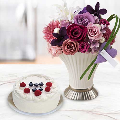 - Dried Flowers Send With Cake