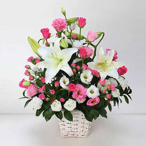 Heavenly Touch Lilies And Floral Medley
