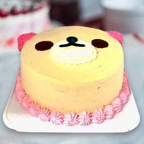 Birthday Bear Cake-Cartoon Birthday Cake