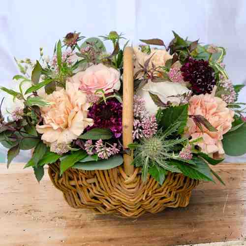 Flower Basket for Mom-Send Affordable Mothers Day Flowers