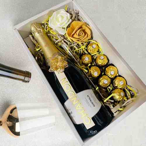 Brut Chandon With Ferrero Rocher