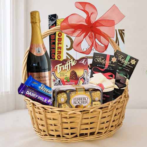 Non Alcholic Festive Hamper-Prosecco Gift Basket