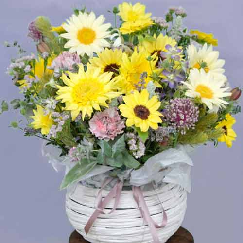Big Sunflower Arrangement-Going Away Gifts For Friends