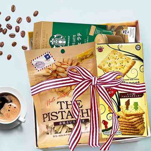 - Tea Coffee And Biscuit Hamper