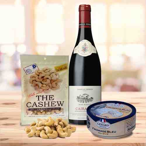 Imported Red Wine Cheese Cashew-Wine Thank You Gifts