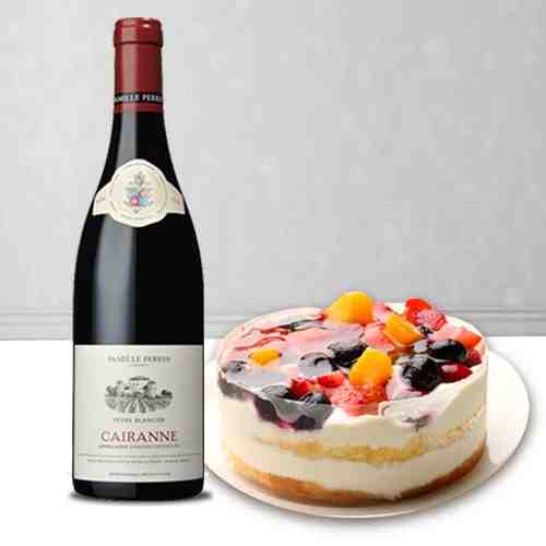 Imported Red Wine with Berries torte-Gifts For Brothers From Sisters