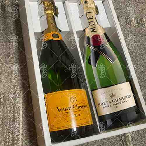 Moet and Veuve Clicquot Gift Set-Send Champagne Engagement Gift