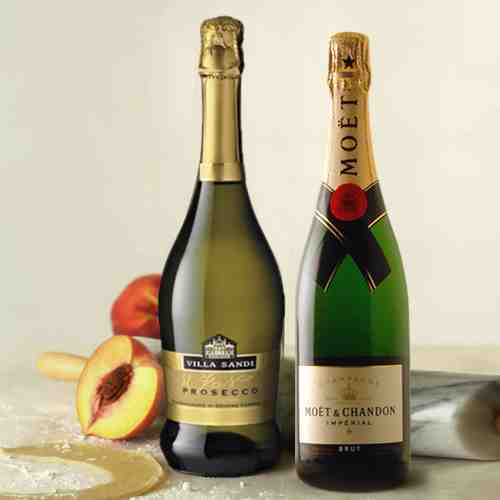 Prosecco and Moet Chandon