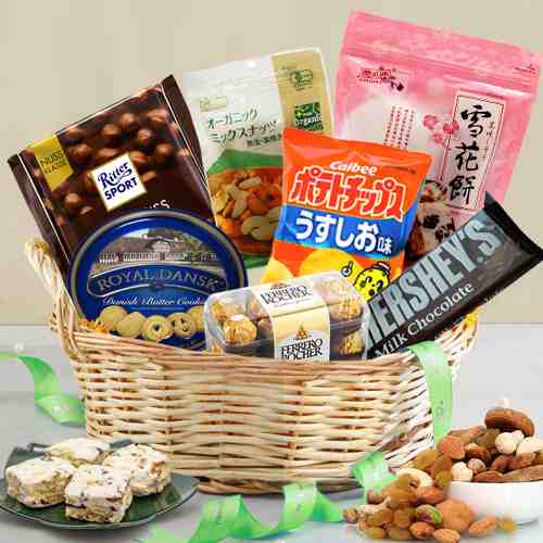 Chocolate Happiness-Send Gourmet Nuts Gift Baskets