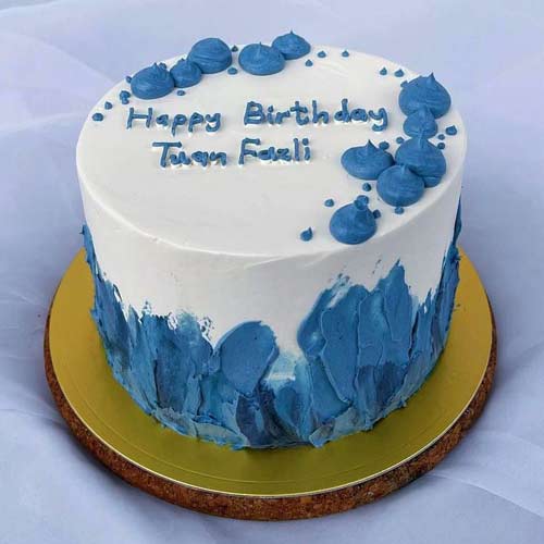 Happy Birthday Design Cake-Send Vanilla Cake to Tokyo