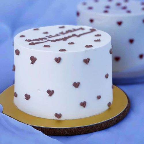 Vanilla Flavour Design Cake
