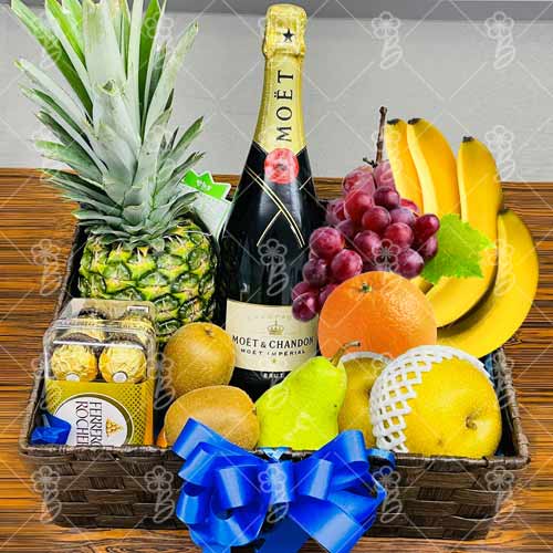 Fruit Champagne and Ferrero-Corporate Gift For Customers