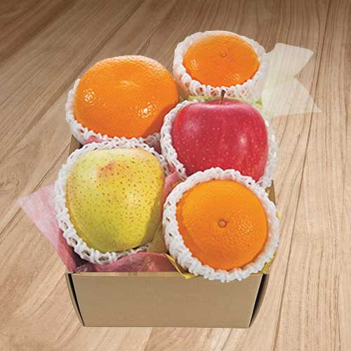 Fresh Assorted Fruit Basket-Get Well Fruit Basket Delivery