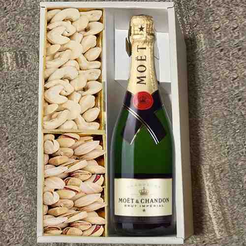 Dry Fruits and Champagne-Manager Appreciation Day Ideas