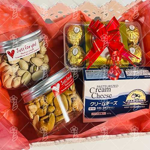 Cheese Dry Fruits and Chocolates