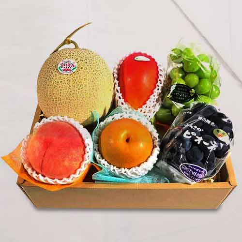 Delighful Deluxe Fruit Basket-Sympathy Fruit Basket Delivery