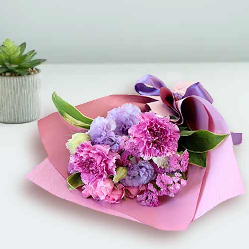 Purple Elegance-Ordering Flowers For Mothers Day