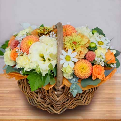 Vitamin Color Basket Arrangement-Flowers For Mom's Day