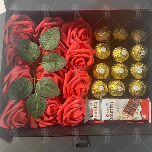 - Rose And Chocolates For Valentine’s Day Delivery