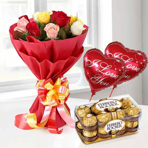 Blooming Affection-Romantic Combo Gifts For ExGirlfriend