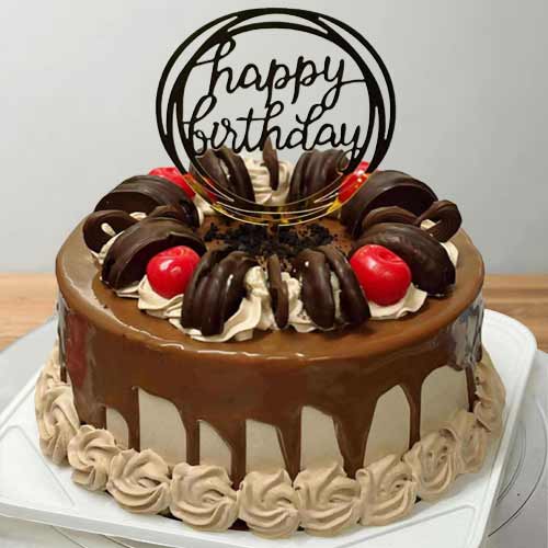 Double Chocolate Chiffon Cake-Online Birthday Cake Delivery