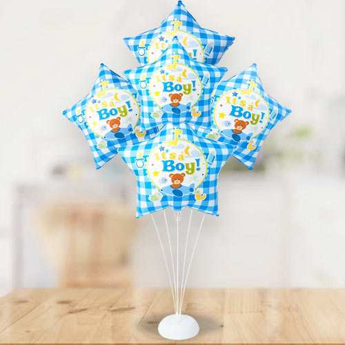 - Baby Boy Balloon Bouquet Delivery