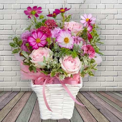 Tsukimi Floral Gift Basket