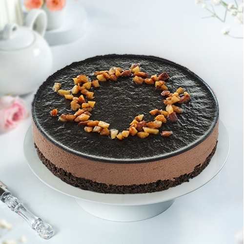 Belgian Chocolate Mousse Cake-Freshly Baked Cake Delivery