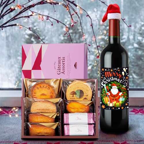 - Send Christmas Wine And Snacks Gifts