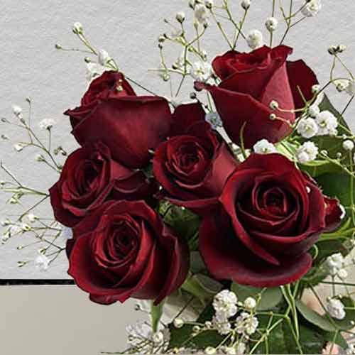Classic Six Rose Bouquet