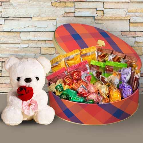 Romantic Teddy Bear Delivery