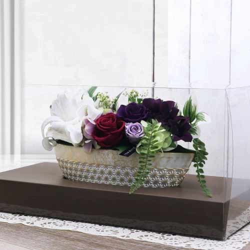 Celestial Basket Of Lily-Preserved Flower Arrangements Send To Japan