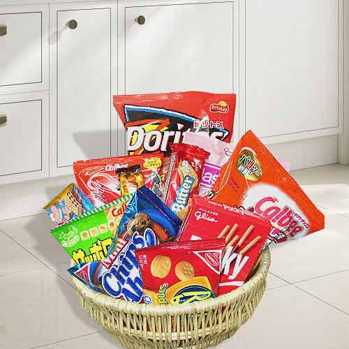 Fun Loving Basket-Send Snack Gift Basket