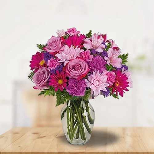 Charming Seasonal Flower Arrangement