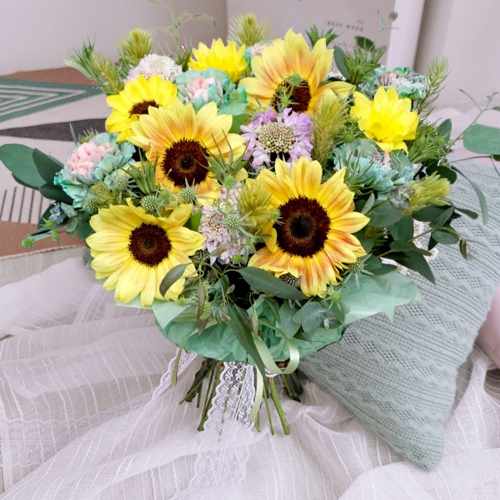 Summer Limited Edition Sunflower Arrangement For Japan