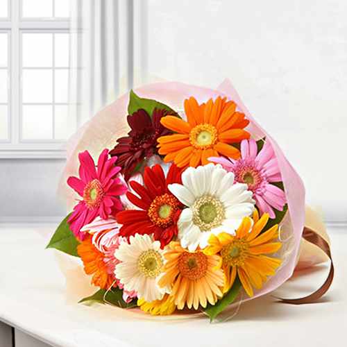 Gerbera Bouquet-Bouquet Of Flowers Get Well Soon