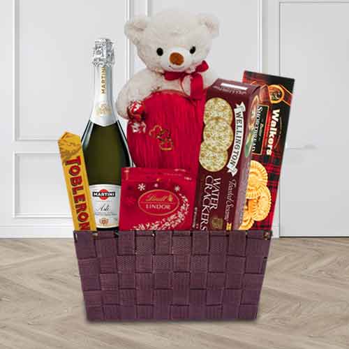 Enchanted Heart-Gift Basket For A Woman