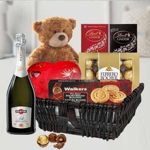 Dashing Romance-Birthday Gift Baskets For Her