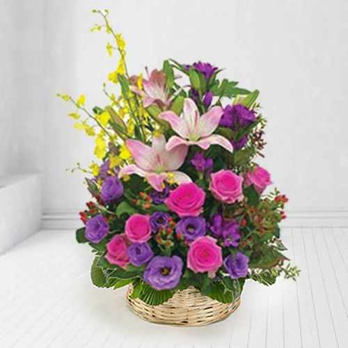 Flower Basket-Best Flowers For Get Well Soon