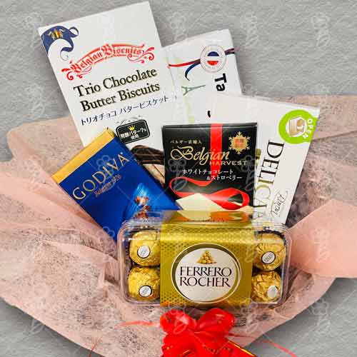 Golden Ticket-Send Ferrero Rocher Milk Chocolate Bar
