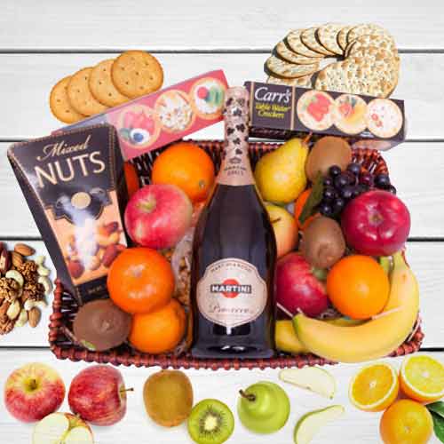 - Martini Sparkling Wine N Food Basket