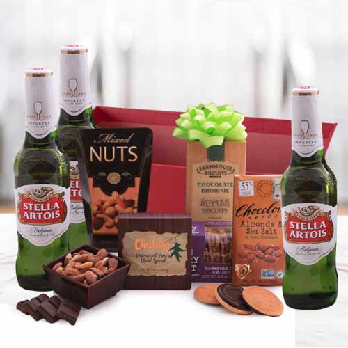 Sweet And Savory Basket-Christmas Gift Ideas For Friends